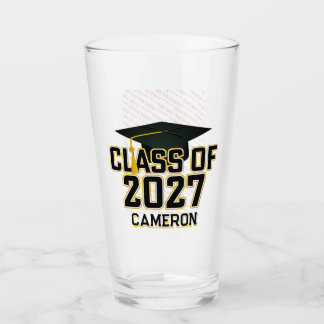 Letterman Abschlussjahrgang 2027 Foto-Abschlussfei Glas