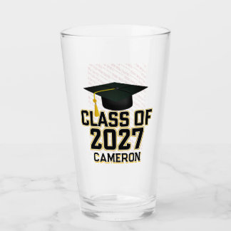 Letterman Abschlussjahrgang 2027 Foto-Abschlussfei Glas