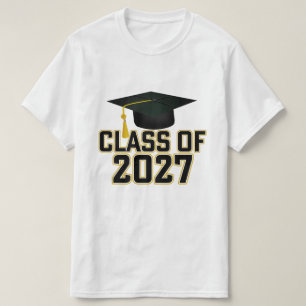 Letterman Abschlussjahrgang 2027 T-Shirt