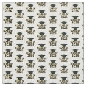Letterman-Abschlussklasse 2026 Stoff (Muster)