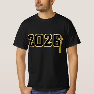 Letterman Abschlussklasse 2026 T-Shirt