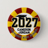 Letterman Abschlussklasse 2027 Abitur Button (Vorderseite)