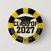 Letterman Abschlussklasse 2027 Abitur Button (Vorderseite)