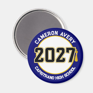 Letterman Abschlussklasse 2027 Abitur Magnet