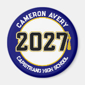 Letterman Abschlussklasse 2027 Abitur Magnet (Vorne)