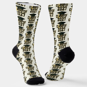 Letterman Abschlussklasse 2027 Abitur Socken