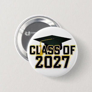 Letterman Abschlussklasse 2027 Diplomfeier Button