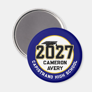 Letterman Abschlussklasse 2027 Diplomfeier Magnet