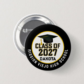 Letterman Abschlussklasse 2027 Diplomierung Button