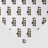 Letterman Abschlussklasse 2027 Seidenpapier (Detail)