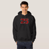 LETTERMAN CLASS OF 2025 SENIOR SWAG RED SENIOR C HOODIE (Vorne ganz)