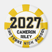 Letterman Class of 2027 Graduation Magnet (Vorne)
