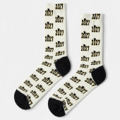 Letterman Class of 2027 Graduation Socken (Linkes Detail)