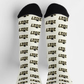 Letterman Class of 2027 Graduation Socken (Oben)