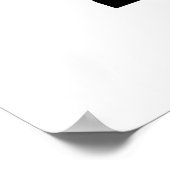 Letterman Grad Cap-Klasse 2025 Poster (Ecke)