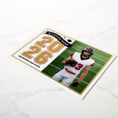 Letterman Graduation Announcement Folieneinladung (Gedreht)