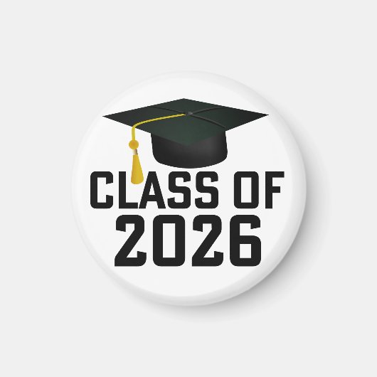 Letterman-Klasse des Abschlusses 2026 Magnet (Vorne)