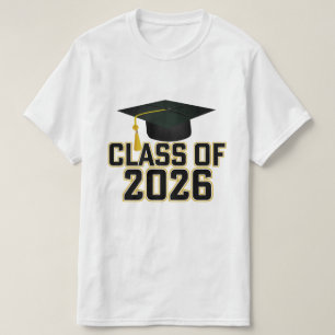 Letterman-Klasse des Abschlusses 2026 T-Shirt