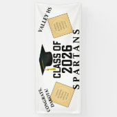 Letterman-Klasse von 2026 Banner (Vertikal)