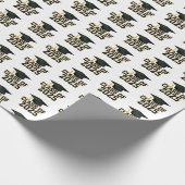 Letterman Style Class of 2025 Abschluss Geschenkpapier (Ecke)