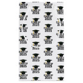 Letterman Style Class of 2025 Abschluss Kleine Geschenktüte (Rückseite)