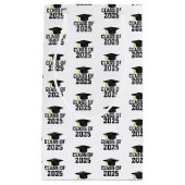 Letterman Style Class of 2025 Abschluss Kleine Geschenktüte (Vorderseite)