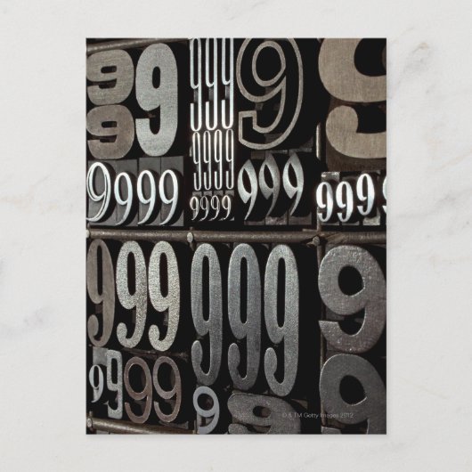 Letterpress 3 postkarte (Vorderseite)