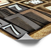 Letterpress 4 poster (Ecke)