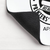 Letterpress APA-Mauspad zur Personalisierung Mousepad (Ecke)