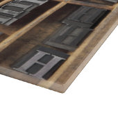 Letterpress-Führungsart in einem Fall Schneidebrett (Ecke)