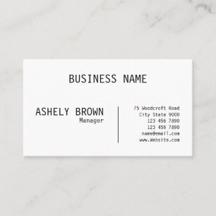 Letterpress Real Staat Beruflich Visitenkarte