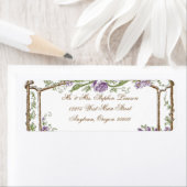 Letterpress Style Vintage Imitate Bois Trellis Lil (Insitu)