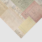 Letters and Ledgers Tissue Paper Seidenpapier (Ausschnitt)