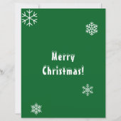 Letters from Santa Tweens Red Ornament Green (Rückseite)