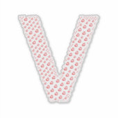 LETTERS MADE UP OF HEARTS AUFKLEBER (Vorderseite)