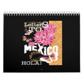 letters to mexico hola flowers kalender (Titelbild)