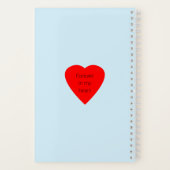 Letters to my Cat Memorial Journal Rainbow Notizblock (Rückseite)