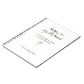 Letters to My Husband – Personalized Letter Notizblock (Linke Seite)