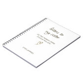 Letters to My Sister – Personalized Letter Notizblock (Linke Seite)