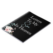Letters to my son in heaven Noir Notebook Notizblock (Linke Seite)