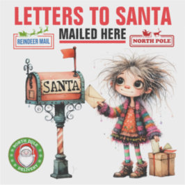 LETTERS TO SANTA - Do Read ... Aufkleber