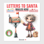 LETTERS TO SANTA - Do Read ... Aufkleber (Blatt)