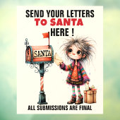 LETTERS TO SANTA - Do Read ... Fensteraufkleber (Blatt 3)