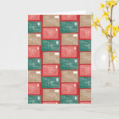 Letters to Santa Watercolor Holiday Card Karte (Gelbe Blume)