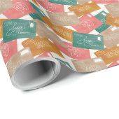 Letters to Santa Whimsy Wonderland Wrapping Paper Geschenkpapier (Rolleneckpunkt)