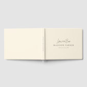 Letters to the Bride Beige Bridal Shower Gästebuch (Voll)
