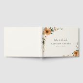 Letters to the Bride! Boho Beige Bridal Shower  Gästebuch (Voll)