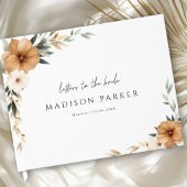 Letters to the Bride! Boho Bridal Shower Gästebuch