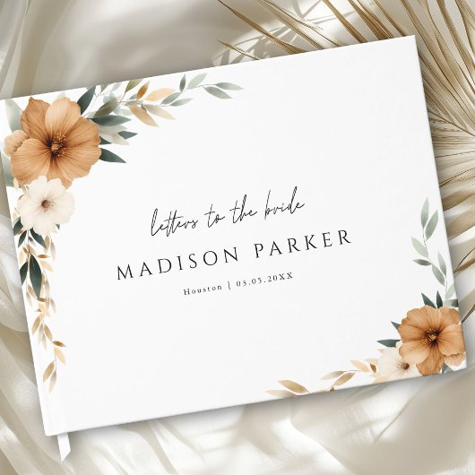 Letters to the Bride! Boho Bridal Shower Gästebuch