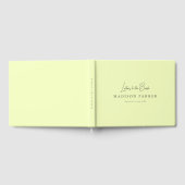Letters to the Bride! Lemon Bridal Shower Gästebuch (Voll)